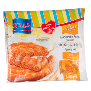 Bella Filo Pastry twirled pie with pumpkin